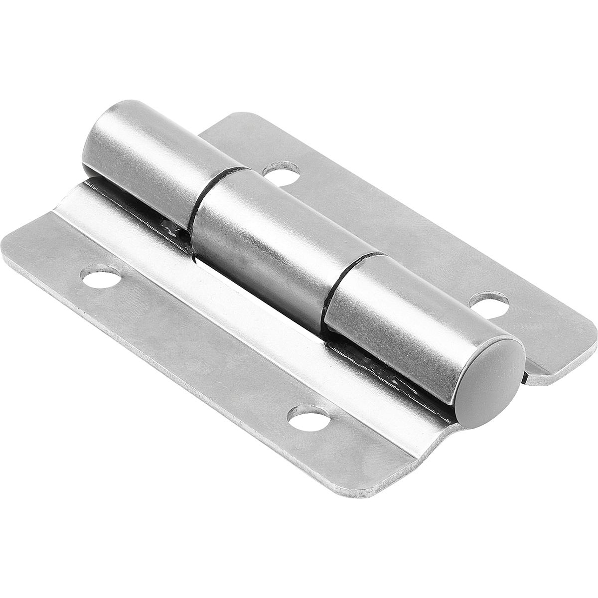 Charnières en inox avec friction préréglée, forme A (K1518)