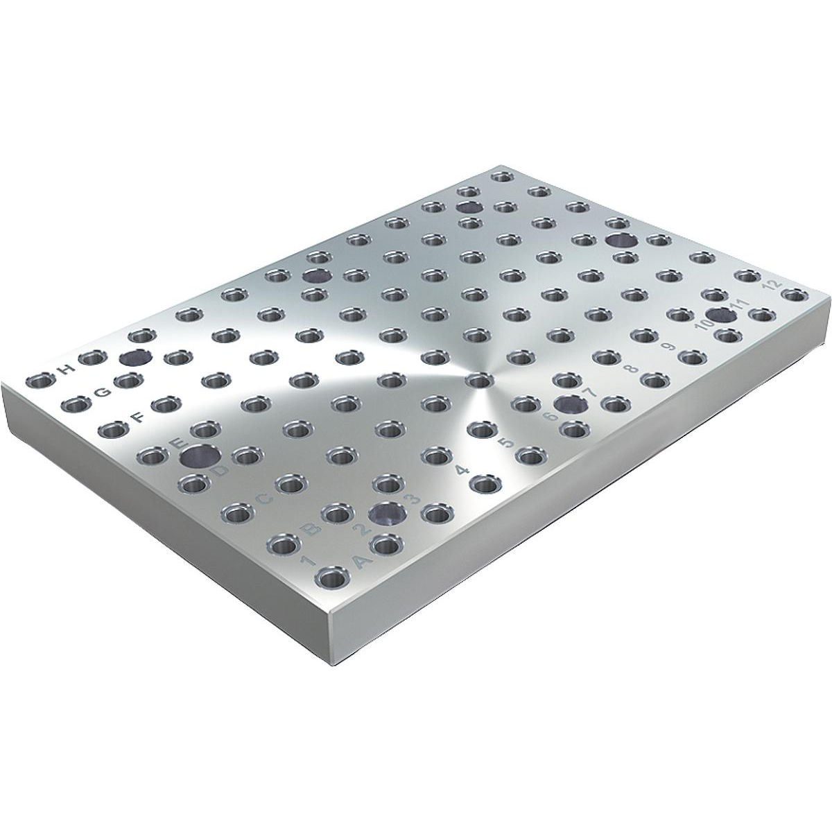 Plaques de base en fonte grise avec trame modulaire (K0800)