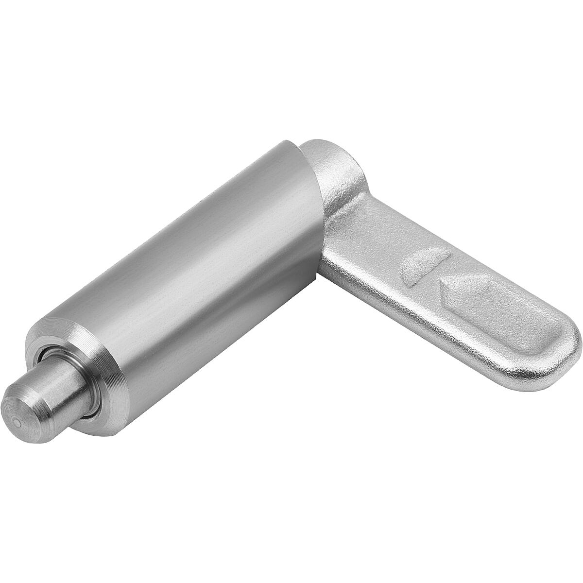 Doigts d'indexage verrouillables en inox, forme E, sans capuchon de verrouillage (K1671)