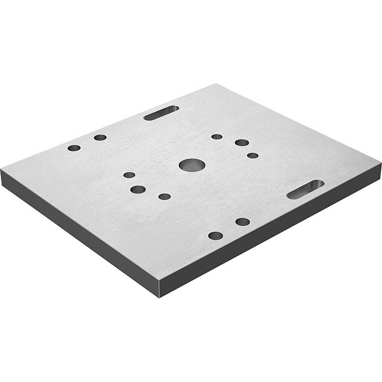 Plaque de base pour étau auto-centrant, forme C (K1274)