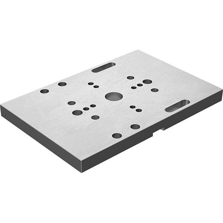 Plaque de base pour étau auto-centrant, forme B (K1274)