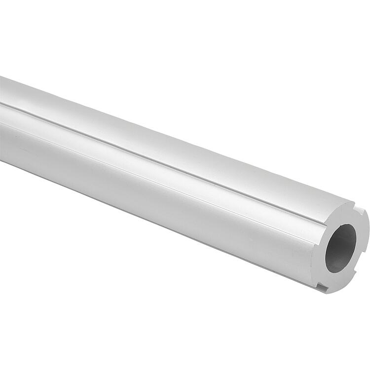 Tubes profilés en aluminium Ø30 lourds type I (K1978)