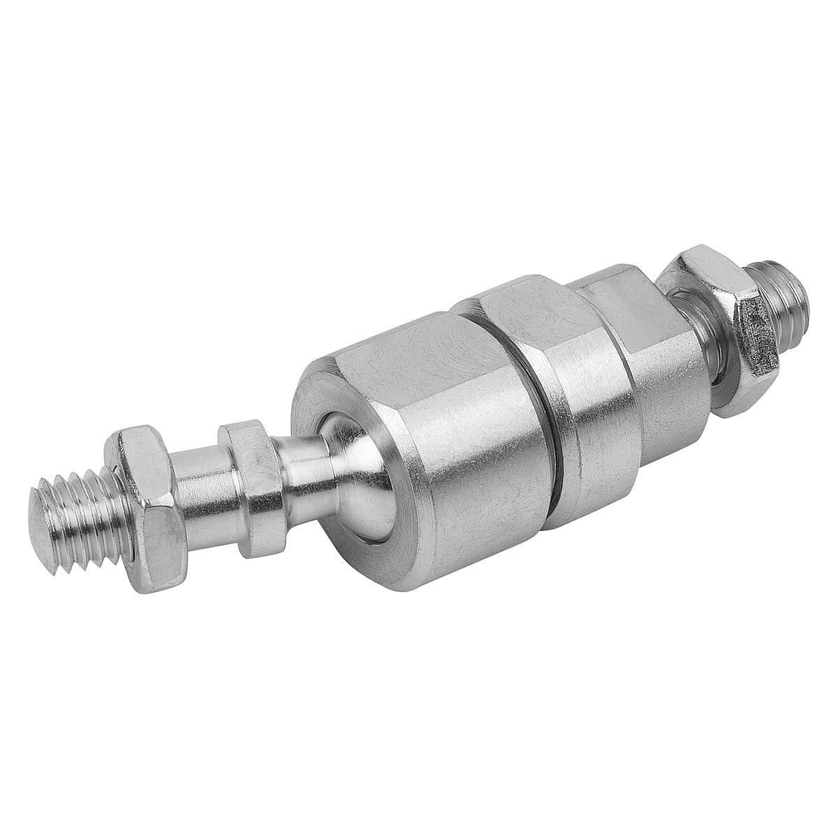 Embouts axiaux à rotule réglables pour force de traction, forme B (K1936)