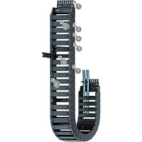 Chaîne porte-câbles de type à ouverture et fermeture à séparation externe, modèle intermédiaire (E2/medium), type 255