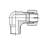 Raccord de type mordant pour raccord antivibration, embout de coude de tuyau en acier type NE KLN12-040E