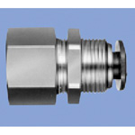 Raccord de traversée femelle pour accouplement à simple pression JUNRON, série M (utilisation pour tuyau général) PNFM-10-PT1/4-BSM