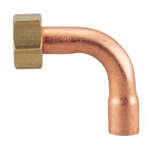 Joint de tuyau en cuivre, Joint de tuyau en cuivre pour approvisionnement en eau chaude, adaptateur coudé externe pour tuyau en cuivre M148A-3/4X15.88