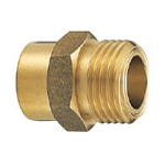 Joint de tuyau en cuivre, Joint de tuyau en cuivre pour approvisionnement en eau chaude, adaptateur à vis externe pour tuyau en cuivre, pour joint souple