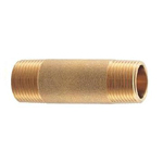 Embout long en bronze industriel pour tuyau, joint et matériau secondaire de tuyauterie M155MMN-50X125