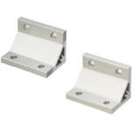 Supports - Série 8-45, supports épais, 2 fentes, 4 trous HBLTD8-45-C