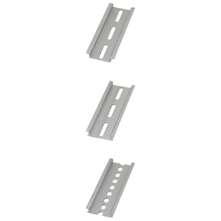 Rails pour interrupteurs et capteurs - Aluminium, L sélectionnable, rails DIN