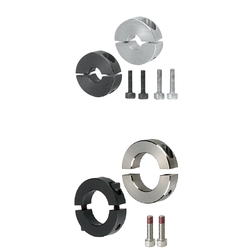 Bagues d'arrêt / aluminium, acier inoxydable, acier / en deux parties PSCSPB20-10