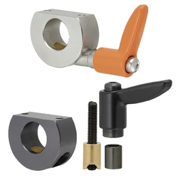 6 Bagues De Réglage Fendues 20 Mm - Collier De Serrage En Aluminium Pour Arbres Et Axes