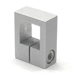 Butée de joint de tuyau à trou carré en acier inoxydable USQ16-500
