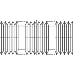Soufflets ronds pour module de blocage individuel série YM (avec plaque intermédiaire)