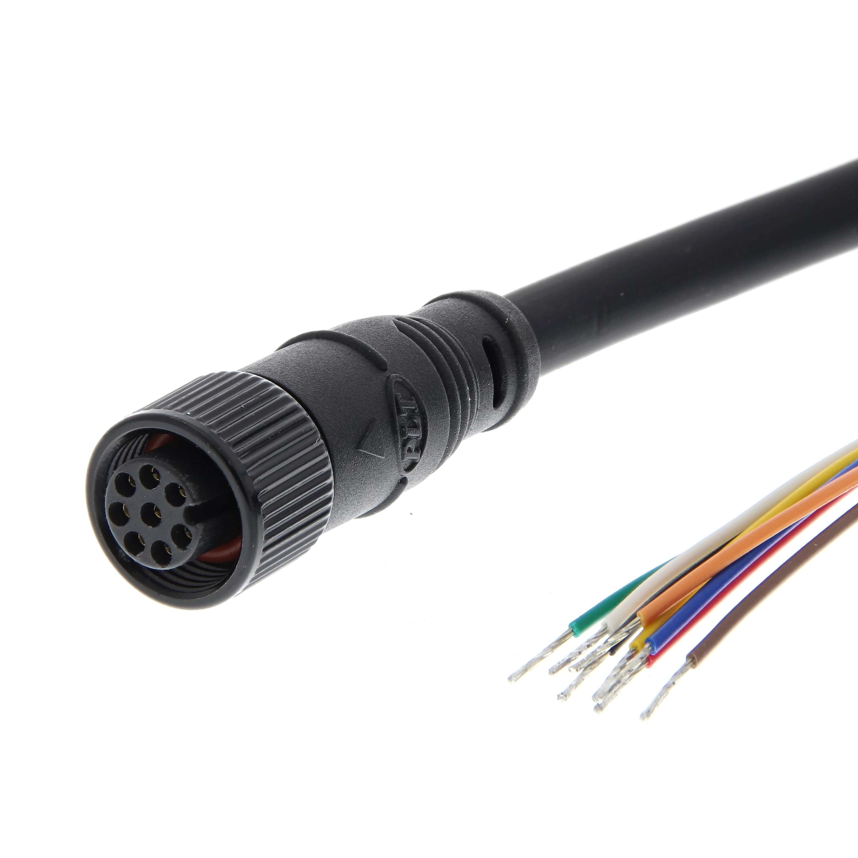 Câble à déconnexion rapide pour Interverrouillages magnétiques de sécurité RFID D40ML D40ML-CBL-M12-10M