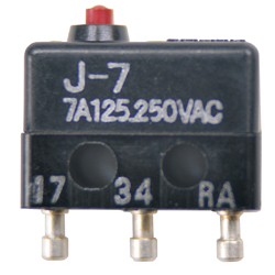 Interrupteurs de base extrêmement petits / Forme J J-7-V3