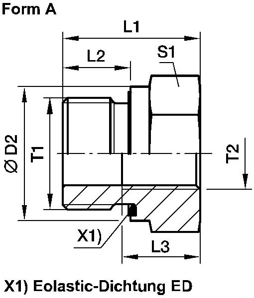 Réducteur/détendeur PARKER avec filetage intérieur RI-ED