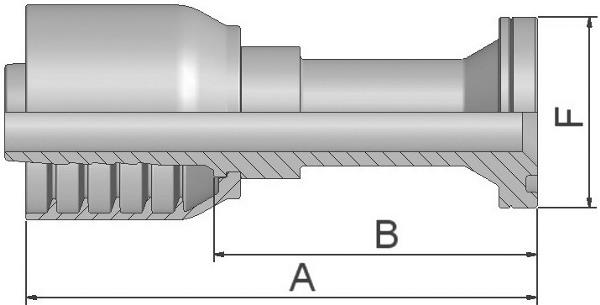 Raccord PARKER Parkrimp no-skive 16 A73