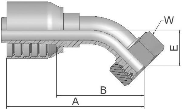 Raccord PARKER Parkrimp no-skive 10C70