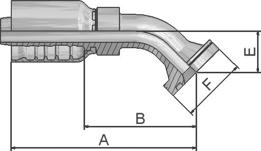 Raccord PARKER Parkrimp no-skive 16F77