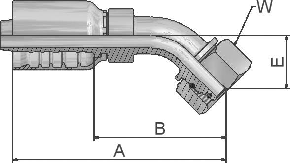 Raccord PARKER Parkrimp no-skive 10C77