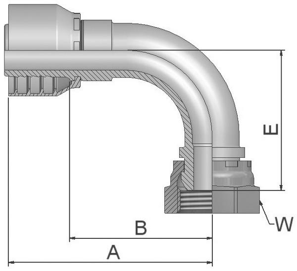 Raccord PARKER Parkrimp no-skive 1B246