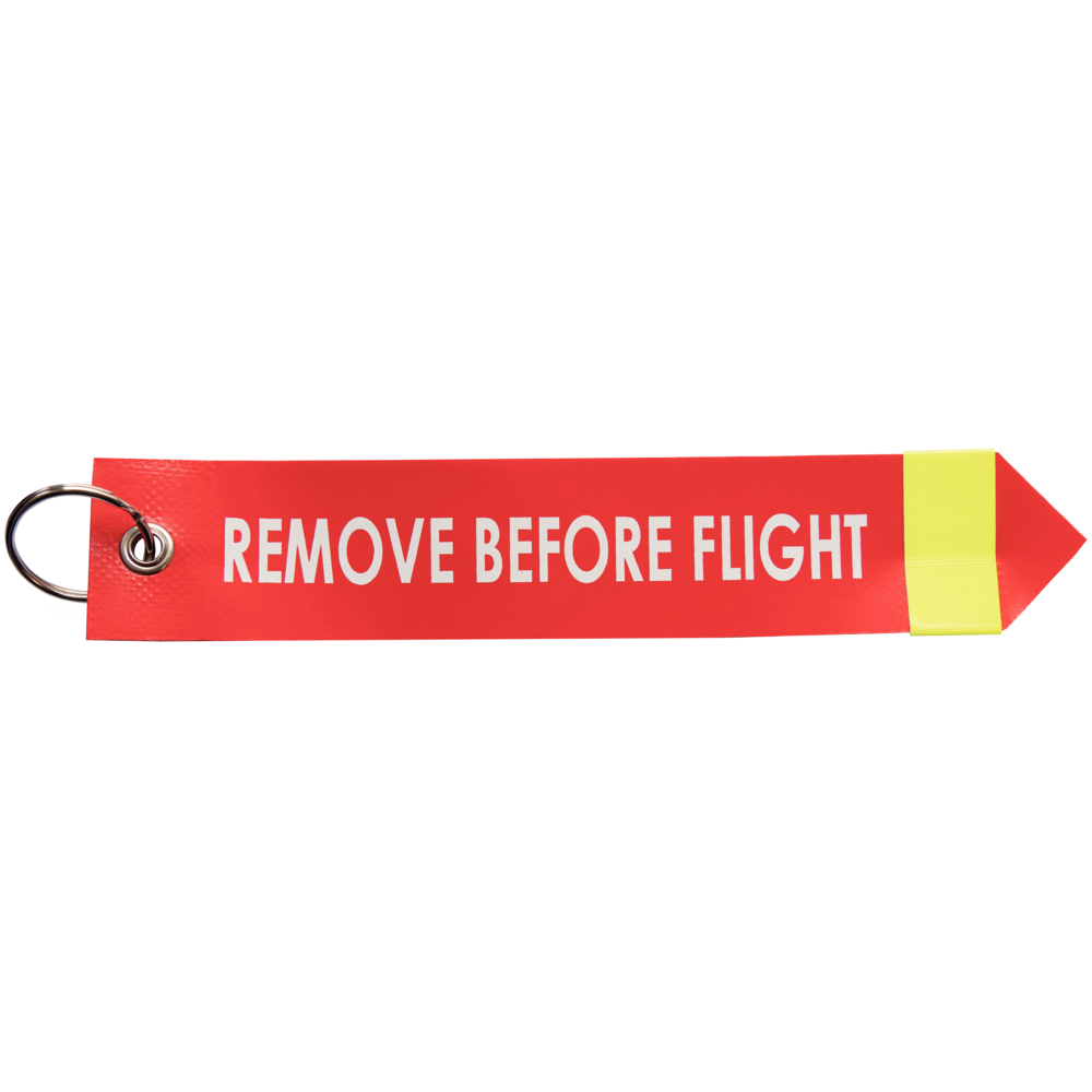 Flammes aéronautiques, avec marquage "Remove Before Flight", avec reflecteur