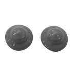 Capuchon de boulon compatible avec une rondelle, gris