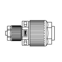 Raccords en fluoropolymère / Raccords de tuyauterie en fluoropolymère / Série LQ1 / Raccord réducteur / Taille métrique