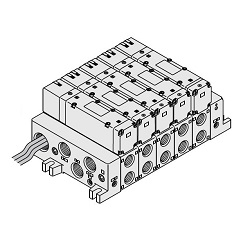 Électrovannes 5 voies / VQ5000, L-Kit (kit de câblage)