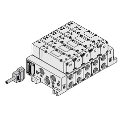 Électrovannes 5 voies / VQ5000, bloc de vannes, kit F (kit de connexion D-Sub)