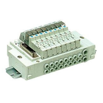 Électrodistributeur 5 / 2, 5 / 3, Embase associable, montage sur rail DIN, câblage individuel, SY3000 / 5000 Série