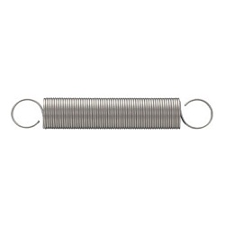 15 Ressorts Traction Double Crochet - 1.2x8x30 Mm - Acier Inoxydable - Pour Meubles, Hamacs, Rideaux