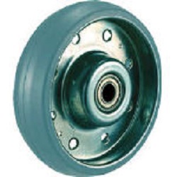 Roulette en caoutchouc gris pressé, "roulette à haute résistance à la traction" (type pneu sans marquage), roue de rechange