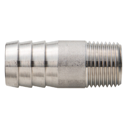 Raccord de tuyau fileté en acier inoxydable - Douille de tuyau, embout de flexible, rond CHNI-40A-SUS304
