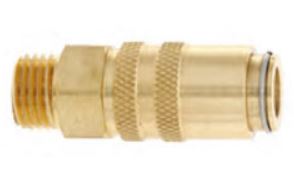 Douilles de COUPLAGE DE MOULE-Type DIN/Filetage mâle/avec valve/résistance à la chaleur 100 degrés/filetage parallèle-