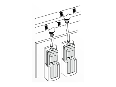 Application example 1: Confirmation of air line source pressure