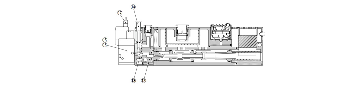 ZL112 Series (With Valve) structural diagram