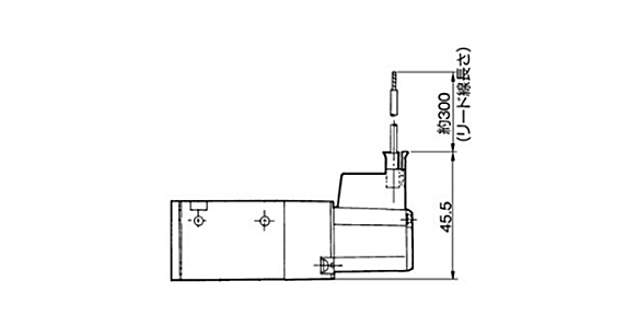 L plug connector (L): VZ5□2-□L□□-01 dimensional drawing