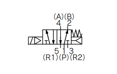 2-position single indicator symbol