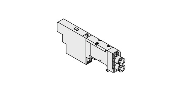 Without manifold block external appearance