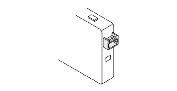 Plug connector type without connector (for F / P / J kit manifold) external appearance