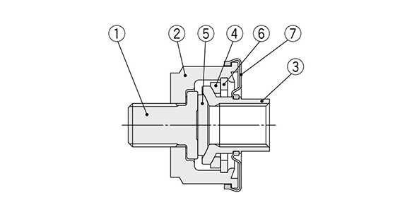 JT Series Floating Joint Diagram