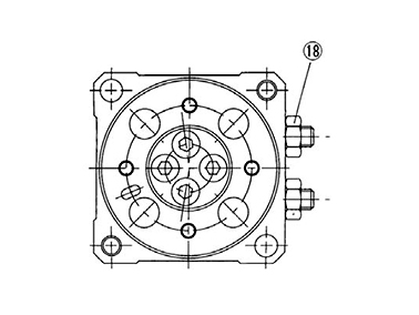MSUB Series Rotary Table internal structure drawing 1