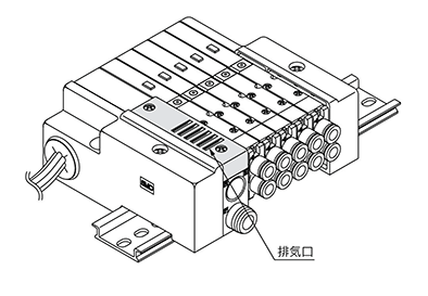 Électrovanne 5 voies distributeur série SQ1000 / SQ2000 pièces en option caractéristiques du produit 10